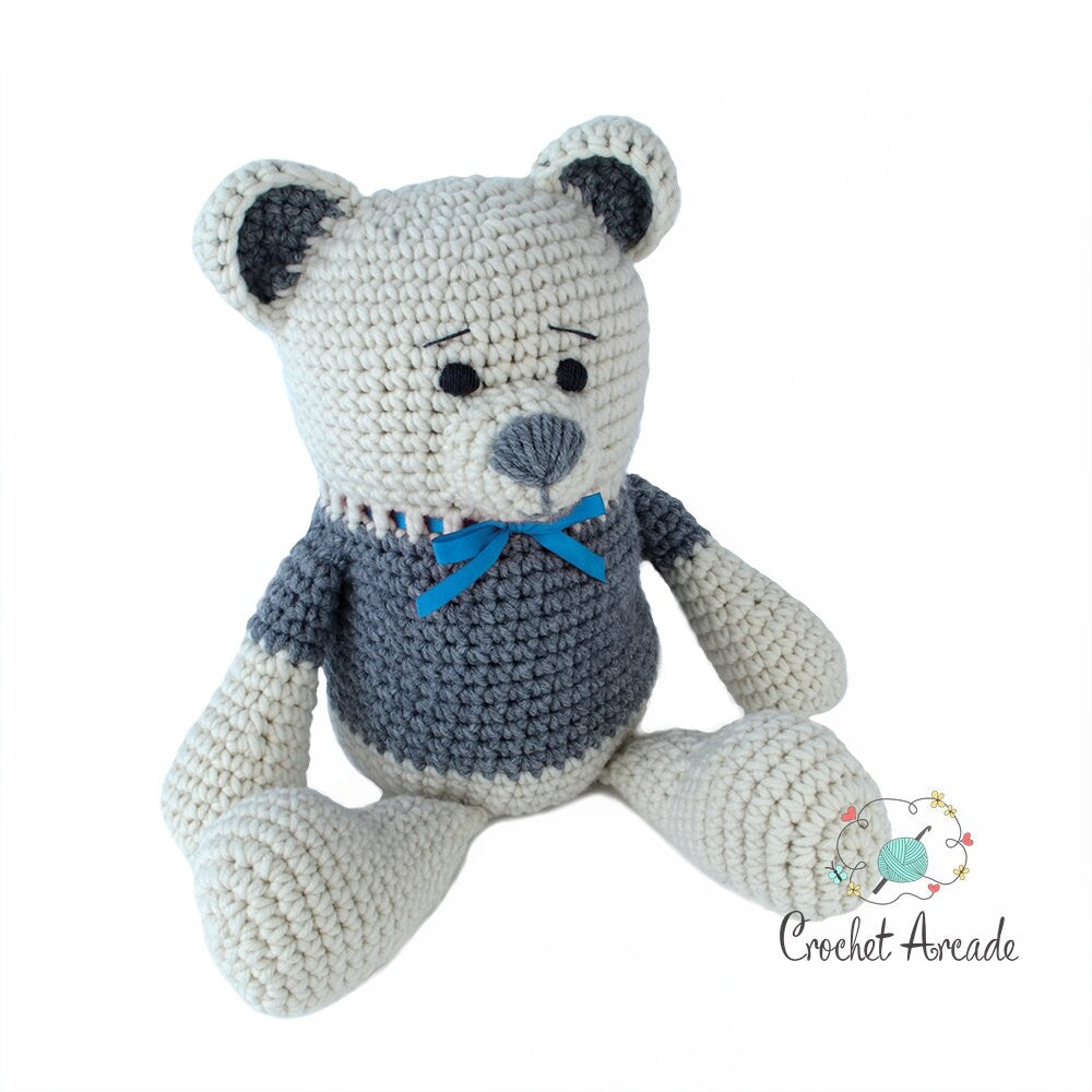 Polar Bear Amigurumi Blanket Crochet Pattern (PDF)
