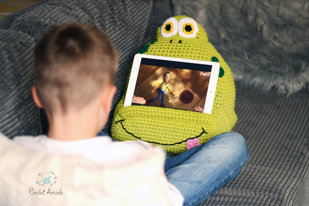 Crochet Book and Tablet Holder PATTERNS eBook, Owl, Unicorn (PDF Pattern)