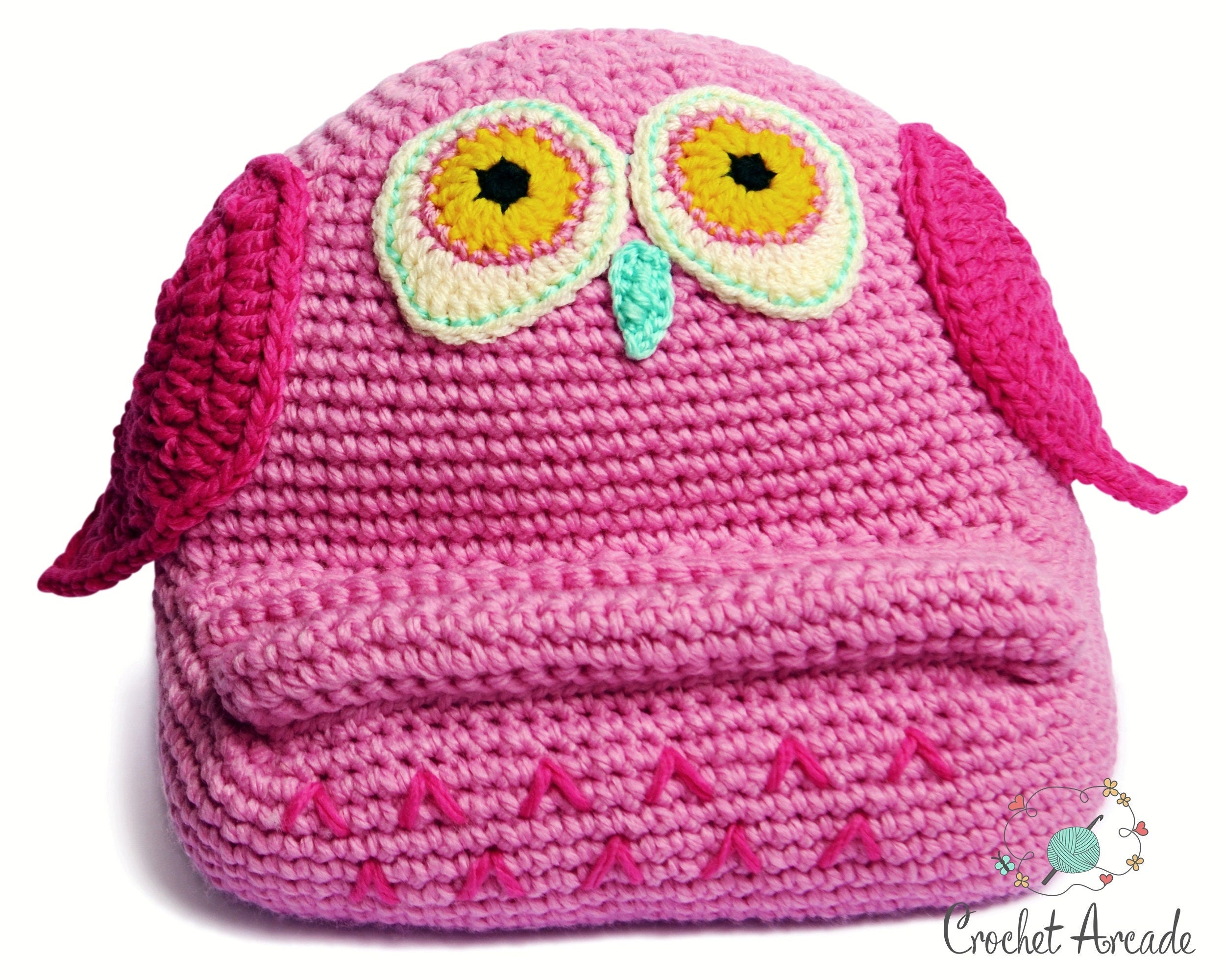 Crochet Suzi Owl Book/Tablet Holder Pattern (PDF)