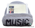 I Love Music Tablet Pillow Crochet Pattern (PDF)