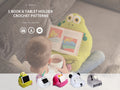Crochet Book and Tablet Holder PATTERNS eBook, Owl, Unicorn (PDF Pattern)