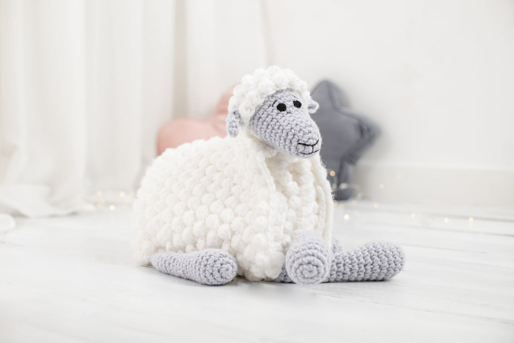 BABY BLANKET Crochet Pattern Pdf | ORIGINAL Cuddle and Play Sheep Crochet Baby Blanket Pattern | Lamb Baby Blanket Crochet Pattern |