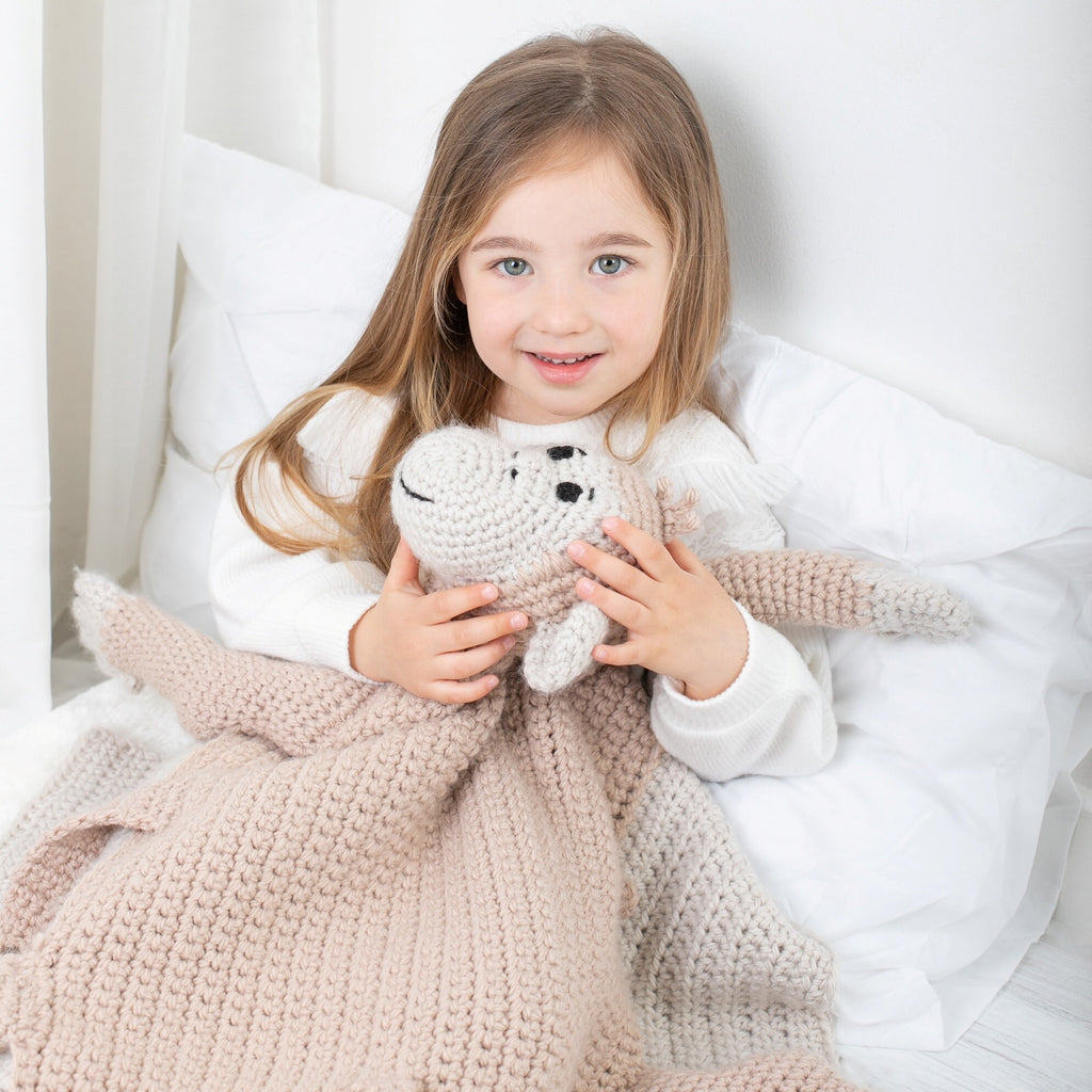 Monkey Baby Blanket Crochet Pattern | 3-in-1 Cuddle & Play (PDF)