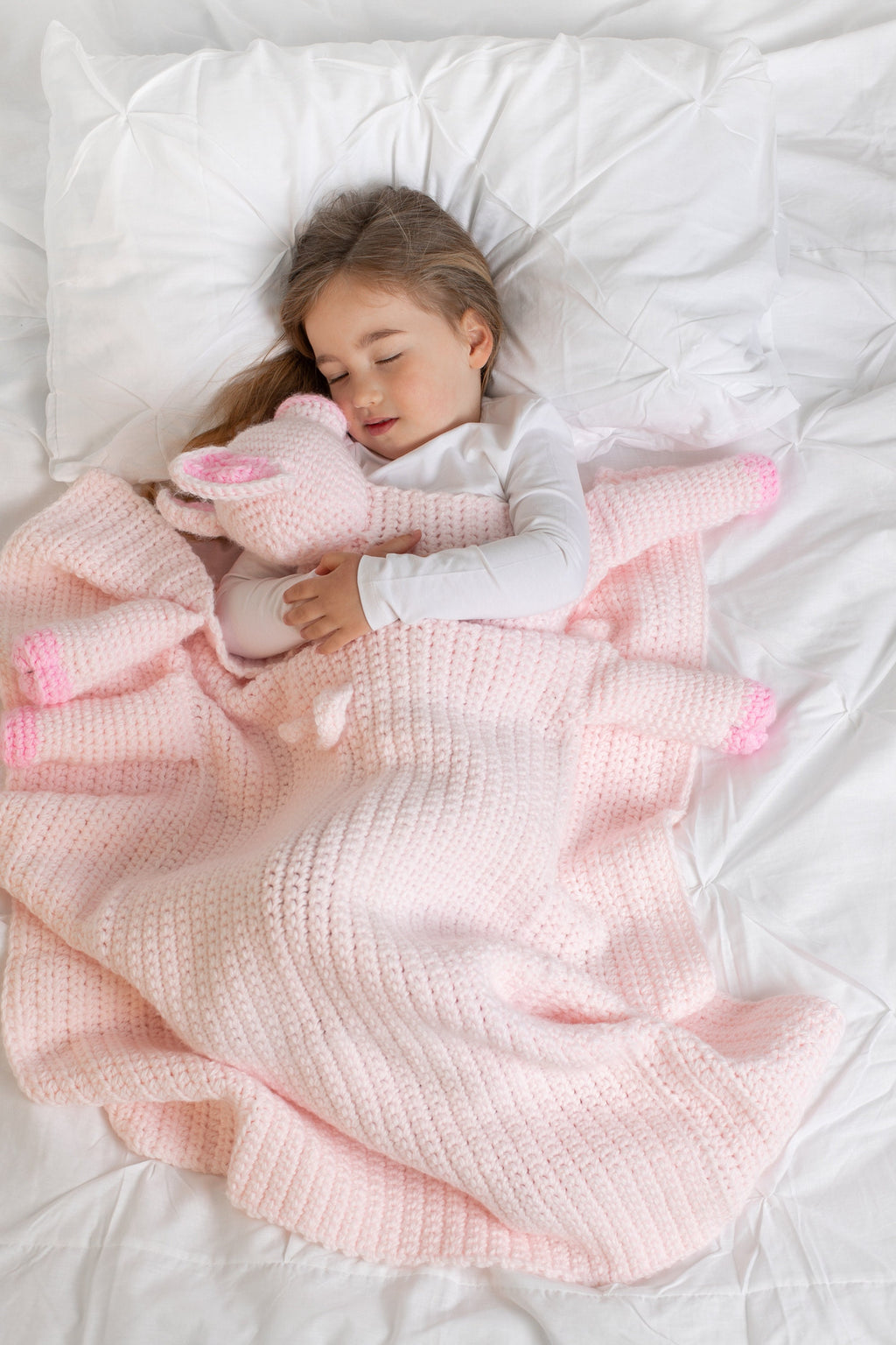 Pig Crochet Baby Blanket Pattern | Cuddle and Play Toy (PDF Pattern)