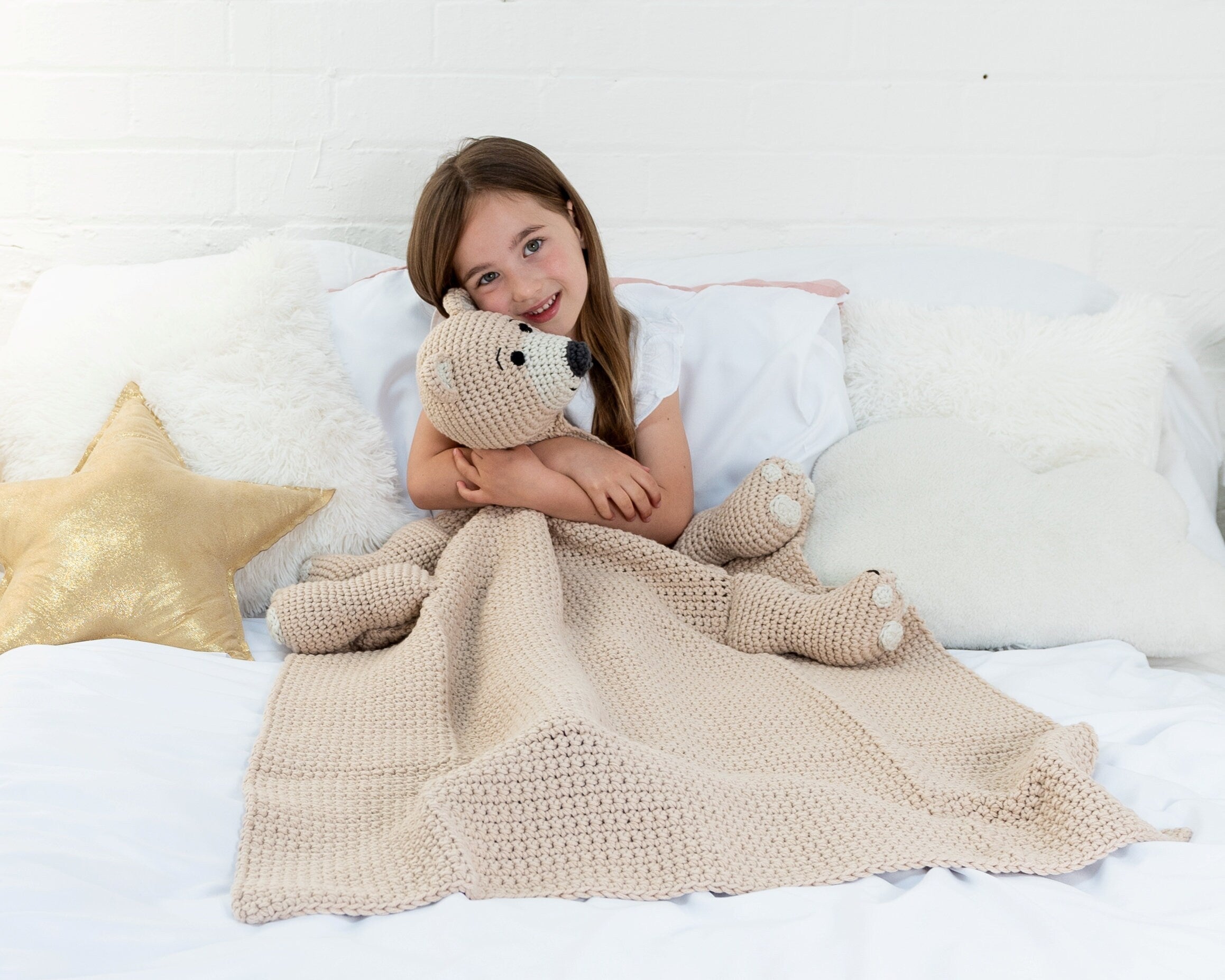 Bear Baby Blanket Crochet Pattern | Teddy, Panda, Polar (PDF Pattern)
