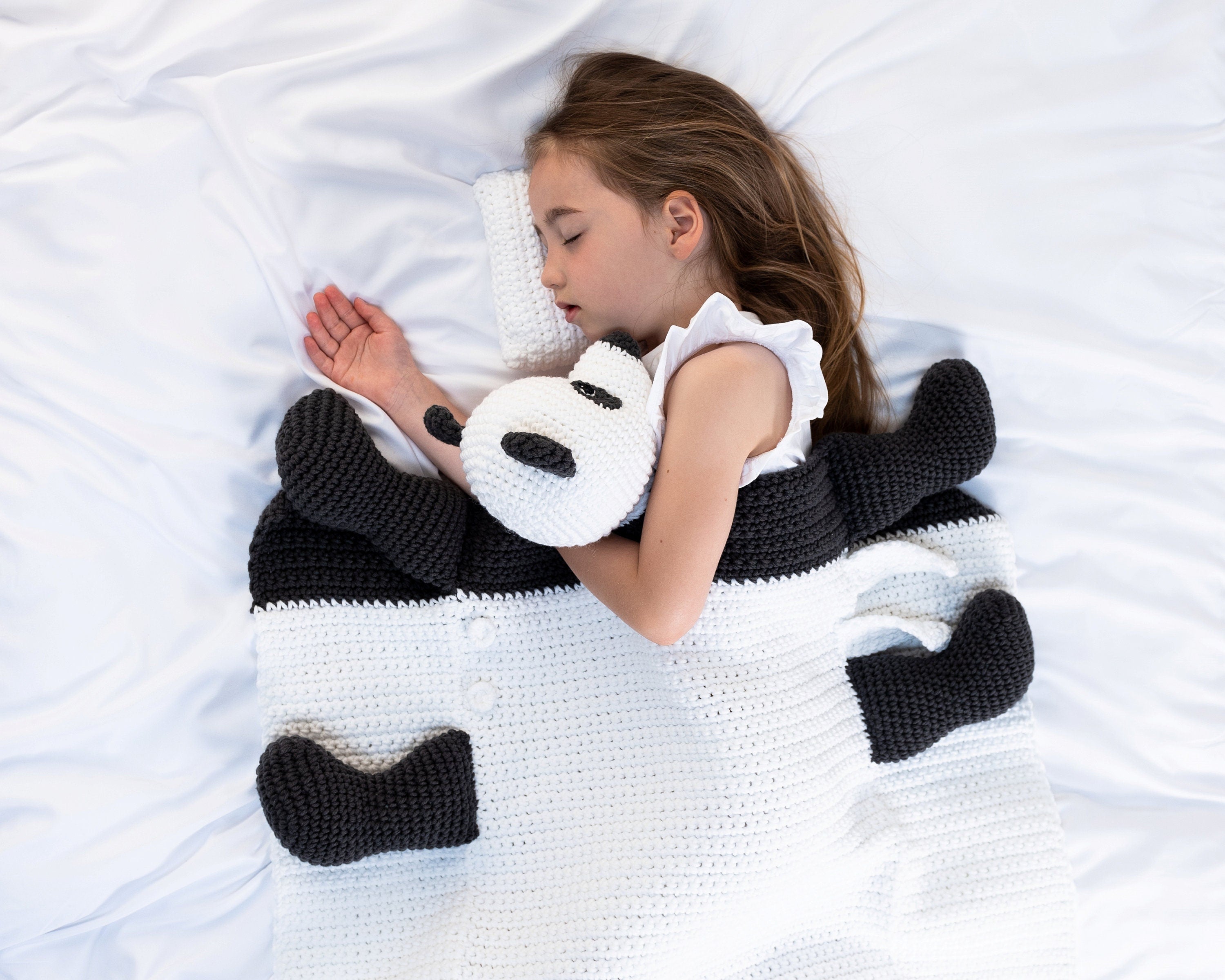 Bear Blanket Crochet PATTERN Cuddle and Play crochet blanket pattern | panda bear | teddy bear | polar bear | crochet bear baby blanket