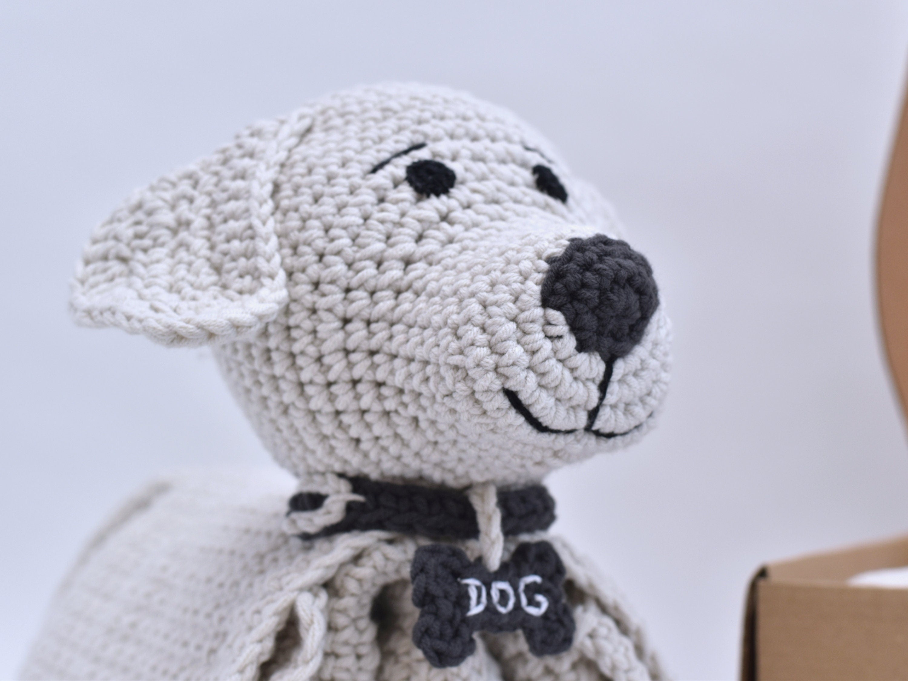 Labrador Blanket that turns into a Toy Crochet Pattern PDF download, Baby to Adult sizes.