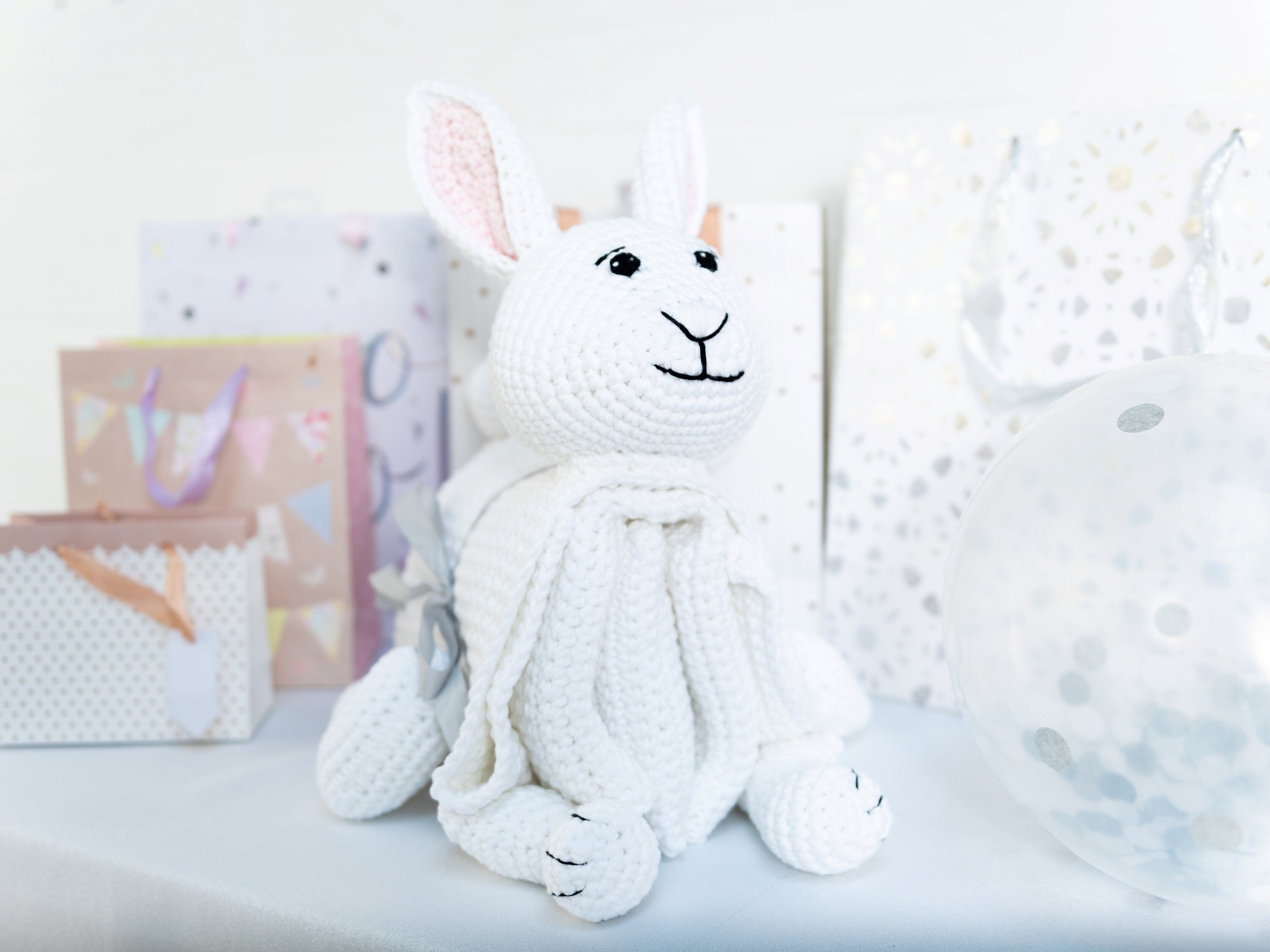 Bunny Crochet Baby Blanket Pattern | Cuddle and Play Toy (PDF Pattern)