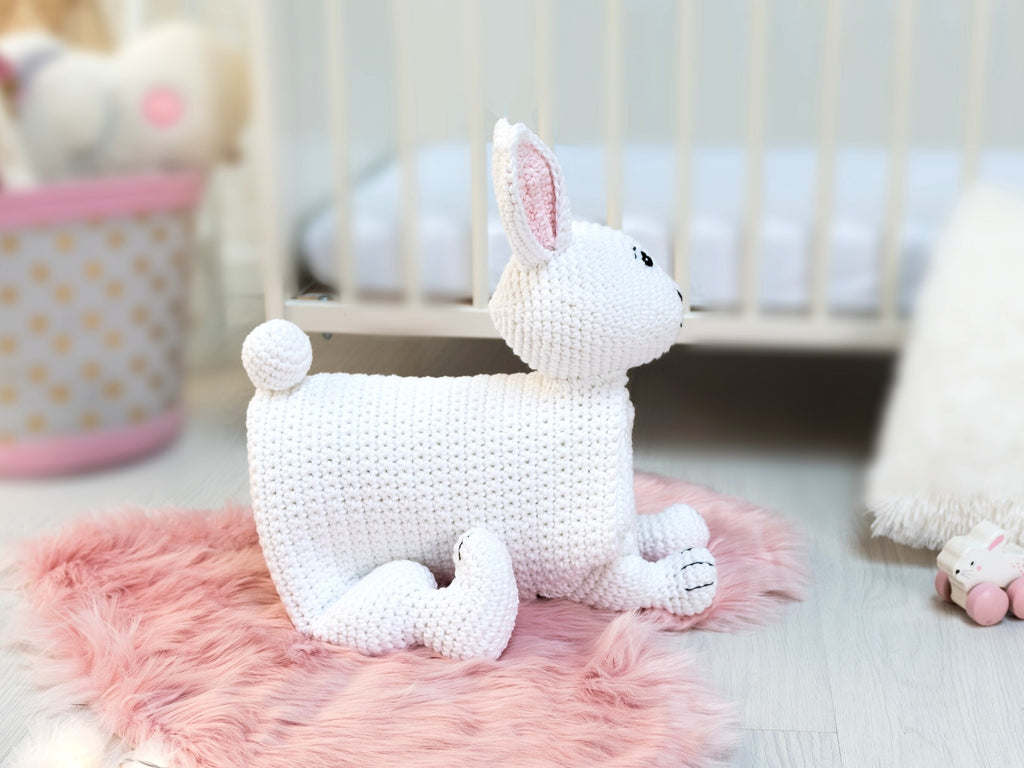 Bunny Crochet Baby Blanket Pattern | Cuddle and Play Toy (PDF Pattern)