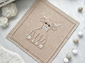 Highland Cow Crochet Baby Blanket Pattern | Bobble Stitch (PDF Pattern)