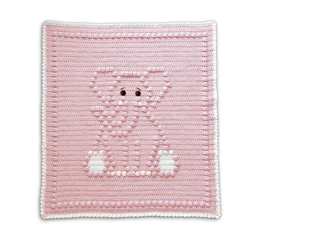 Elephant Crochet Baby Blanket Pattern | Bobbly Stitches (PDF Pattern)