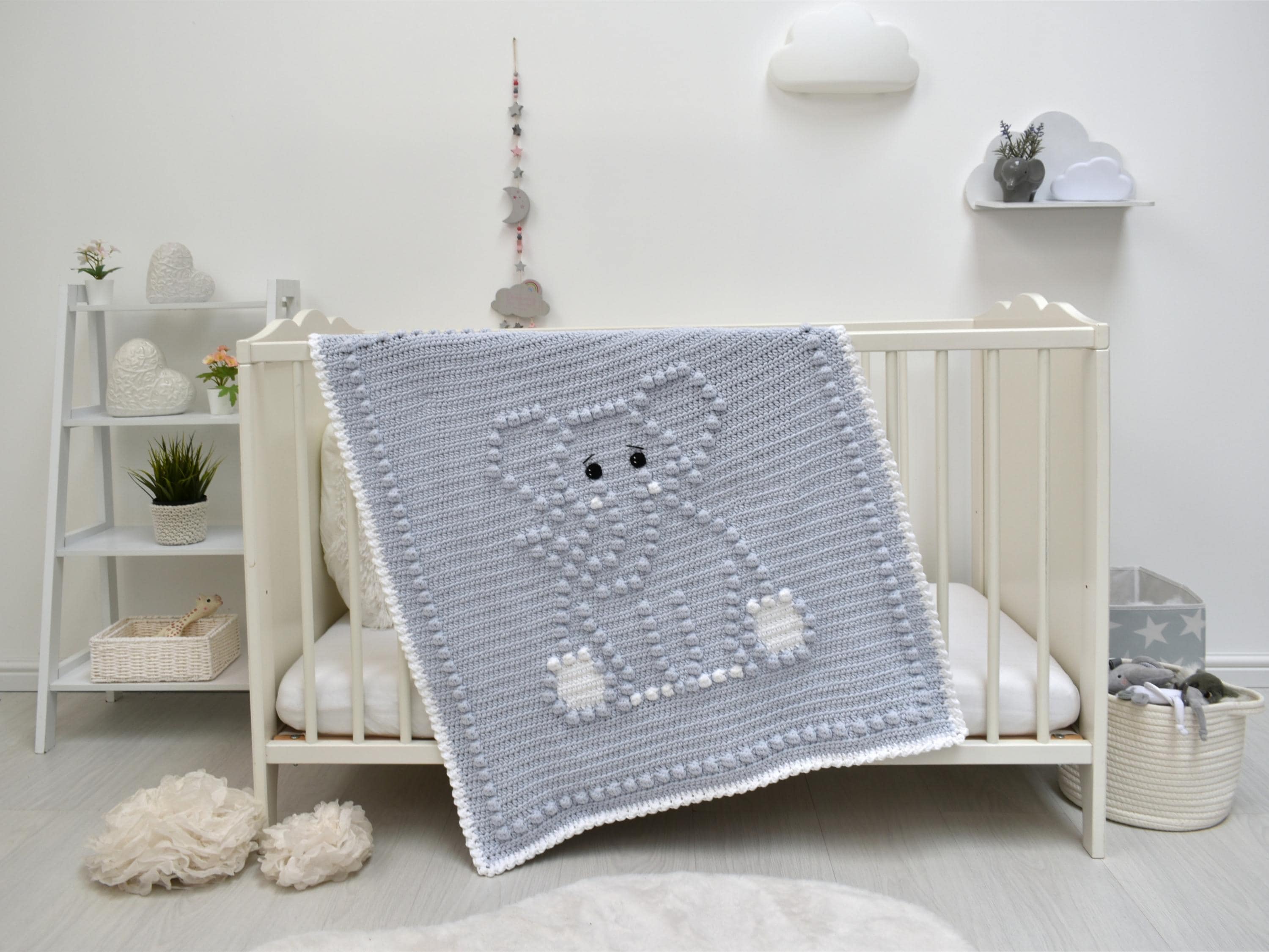 Elephant Crochet Baby Blanket Pattern | Bobbly Stitches (PDF Pattern)
