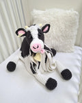 Folding Cow Baby Blanket CROCHET PATTERN (PDF) – Cuddle & Play Animal Blanket Toy, Baby to Adult